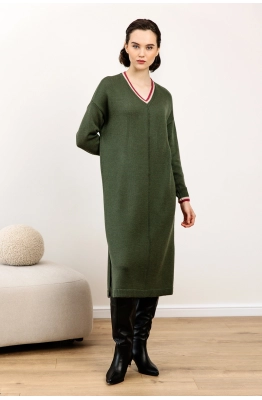 Платье RomGil РВ0099-ШЕ5 оливковый