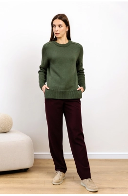 Джемпер RomGil РВ0100-ШЕ5 оливковый 