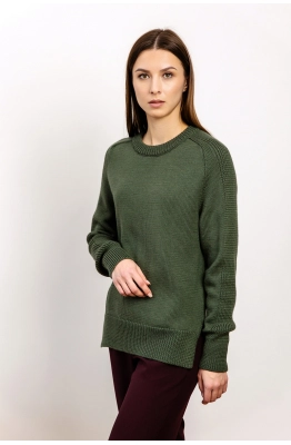 Джемпер RomGil РВ0100-ШЕ5 оливковый 