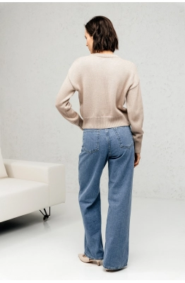 Джемпер RomGil РВ0107-ШЕ5 светло-бежевый 