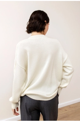 Джемпер RomGil ТЗ922Ш молочный Джемпер RomGil ТЗ922Ш молочный