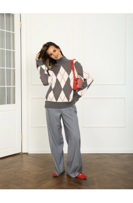 Свитер RomGil РВ0074-ХЛ5 сталь Свитер RomGil РВ0074-ХЛ5 сталь