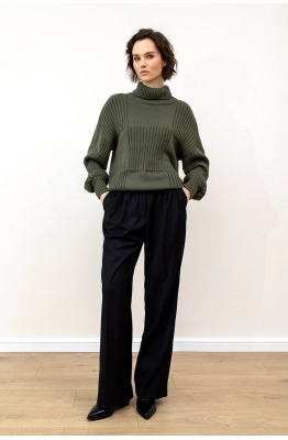 Свитер RomGil РВ0097-ШЕ5 оливковый Свитер RomGil РВ0097-ШЕ5 оливковый