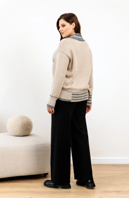 Джемпер RomGil ТЗ887Ш светло-бежевый Джемпер RomGil ТЗ887Ш светло-бежевый