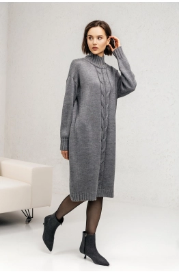 Платье RomGil ТЗ946Ш серый 