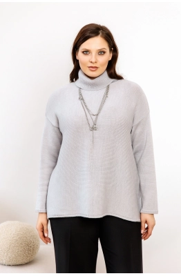 Джемпер RomGil РВ0009-ШЕ5 светло-серый