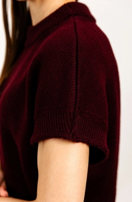 Жилет RomGil РВ0096-ШЕ5 бордовый  Жилет RomGil РВ0096-ШЕ5 бордовый