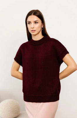 Жилет RomGil РВ0096-ШЕ5 бордовый  Жилет RomGil РВ0096-ШЕ5 бордовый