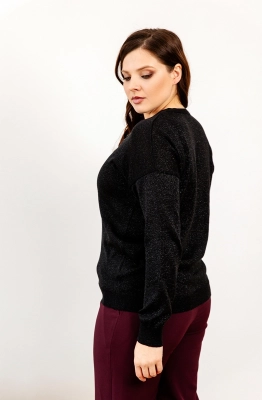 Джемпер RomGil РВ0140-ХМ5 черный Джемпер RomGil РВ0140-ХМ5 черный