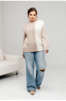 Джемпер RomGil ТЗ891Ш светло-бежевый 