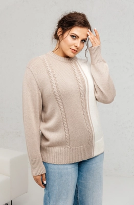 Джемпер RomGil ТЗ891Ш светло-бежевый 