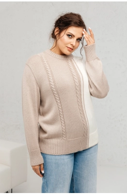Джемпер RomGil ТЗ891Ш светло-бежевый 