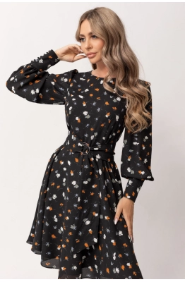 Платье Golden Valley 4708-1 черный  Платье Golden Valley 4708-1 черный