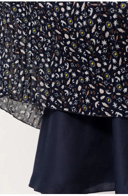 Платье Golden Valley 44001-1 темно-синий 