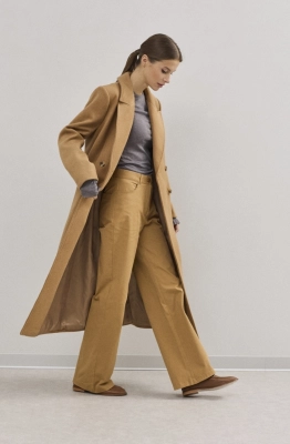 Пальто DAVA 7001 песок  Пальто DAVA 7001 песок