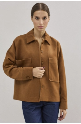 Пальто DAVA 7003 песок  Пальто DAVA 7003 песок