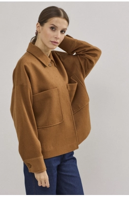 Пальто DAVA 7003 песок  Пальто DAVA 7003 песок