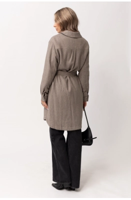 Пальто Golden Valley 7117 фиолетовый 