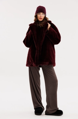 Полупальто EOLA 2704 бордовый Полупальто EOLA 2704 бордовый