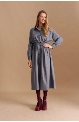 Платье ELLETTO LIFE 1041 серо-фиолетовый  Платье ELLETTO LIFE 1041 серо-фиолетовый