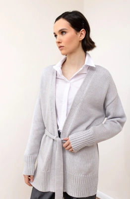 Кардиган RomGil РВ0102-ШЕ5 светло-серый 
