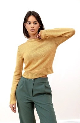 Джемпер RomGil РВ0116-ШЕ5 соломенный 