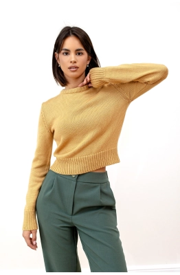 Джемпер RomGil РВ0116-ШЕ5 соломенный 