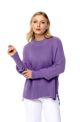 Джемпер RomGil РВ0117-ШЕ5 сиреневый 