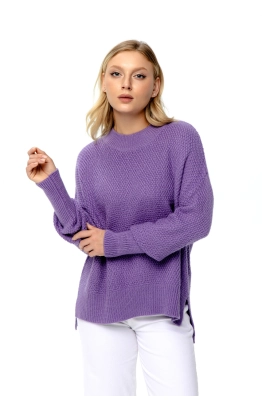 Джемпер RomGil РВ0117-ШЕ5 сиреневый 