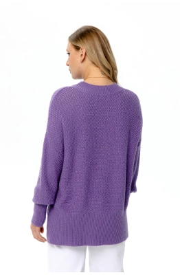 Джемпер RomGil РВ0117-ШЕ5 сиреневый Джемпер RomGil РВ0117-ШЕ5 сиреневый