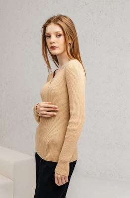 Джемпер RomGil РВ0118-ХЛ5  соломенный 