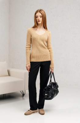 Джемпер RomGil РВ0118-ХЛ5  соломенный 