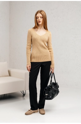 Джемпер RomGil РВ0118-ХЛ5 соломенный Джемпер RomGil РВ0118-ХЛ5 соломенный