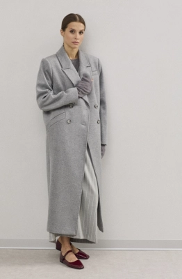 Пальто DAVA 7001 серый  Пальто DAVA 7001 серый