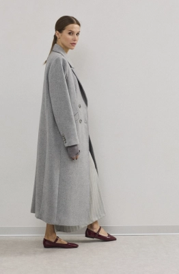 Пальто DAVA 7001 серый  Пальто DAVA 7001 серый