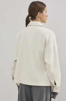 Пальто DAVA 7003 молочный  Пальто DAVA 7003 молочный