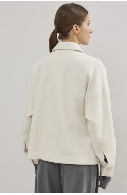 Пальто DAVA 7003 молочный  Пальто DAVA 7003 молочный