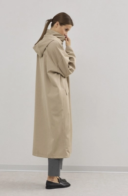 Плащ DAVA 7004 бежевый  Плащ DAVA 7004 бежевый