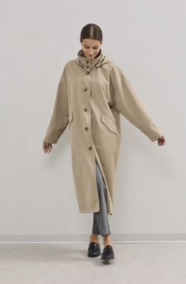 Плащ DAVA 7004 бежевый 