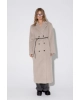 Пальто PiRS 5372 светло-бежевый Пальто PiRS 5372 светло-бежевый