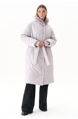 Пальто Фантазия Мод 4909 дымчато-розовый  Пальто Фантазия Мод 4909 дымчато-розовый