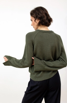 Джемпер RomGil РВ0101-ШЕ5 оливковый Джемпер RomGil РВ0101-ШЕ5 оливковый