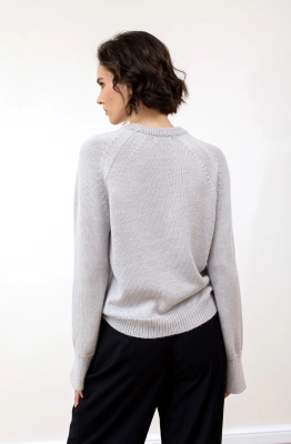 Джемпер RomGil РВ0101-ШЕ5 светло-серый Джемпер RomGil РВ0101-ШЕ5 светло-серый