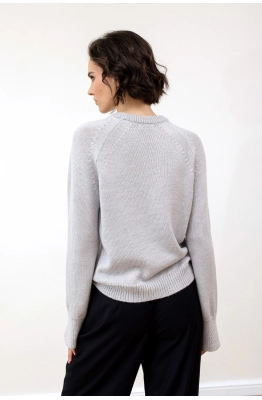 Джемпер RomGil РВ0101-ШЕ5 светло-серый Джемпер RomGil РВ0101-ШЕ5 светло-серый