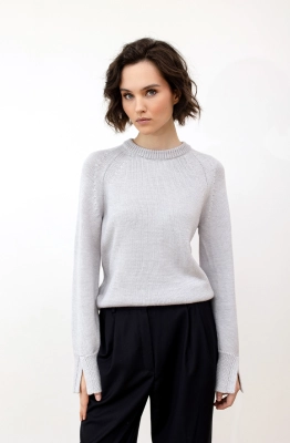 Джемпер RomGil РВ0101-ШЕ5 светло-серый 