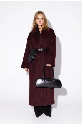 Пальто PiRS 4861 бургунди  Пальто PiRS 4861 бургунди