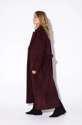 Пальто PiRS 4861 бургунди 