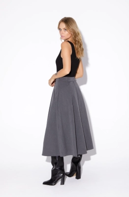 Юбка PiRS 5491 серый 
