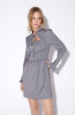 Платье PiRS 5562 серый 