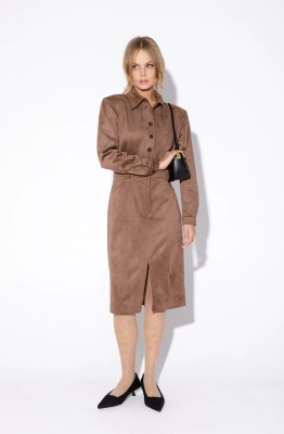 Платье PiRS 5563 бежевый 